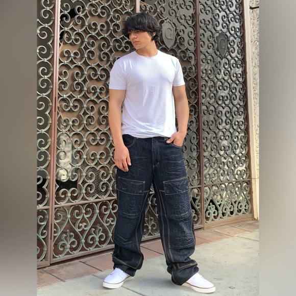 Men's Sean John Dark Blue Denim Pants